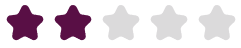 2 star rating